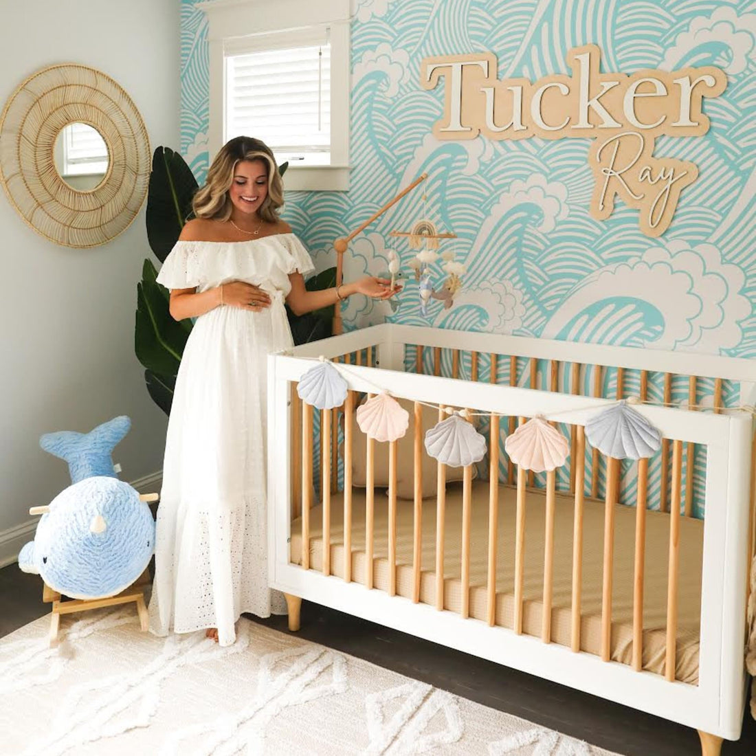 Custom Large Wood Name Sign, Nursery Name Sign, Girl Name Sign, Above Crib Name Sign, Baby Bame Sign, Boy Name Sign